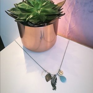 ✨American Eagle Turquoise Feather Necklace